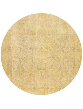 Tappeto vintage persiano  giallo <br/>214 x 214 cm