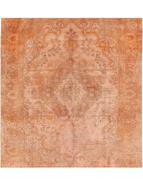 Quadrat  Vintage Teppich  orange <br/>191 x 191 cm