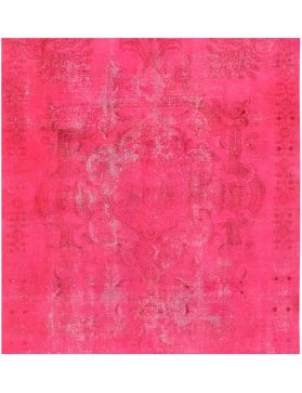 Quadrat  Vintage Teppich  rosa <br/>200 x 200 cm