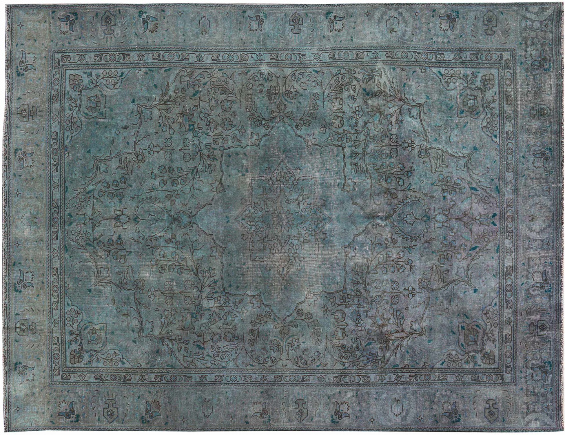 Tappeto Vintage  blu <br/>343 x 230 cm