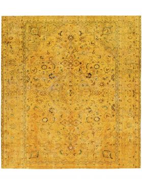 Tappeto vintage persiano  giallo <br/>193 x 193 cm