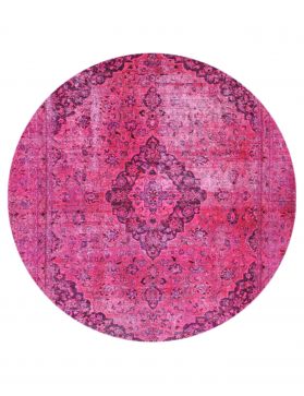 Rund Vintage Teppich rund  rosa <br/>267 x 267 cm