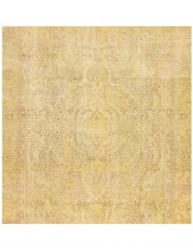 Tappeto vintage persiano  giallo <br/>250 x 214 cm