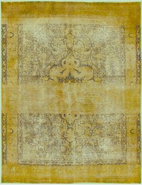 Tappeto vintage persiano  giallo <br/>398 x 307 cm