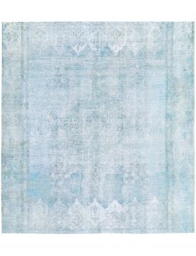 Quadrat  Vintage Teppich  blau <br/>270 x 270 cm