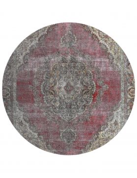 Round Retro Rug  beige  <br/>257 x 257 cm