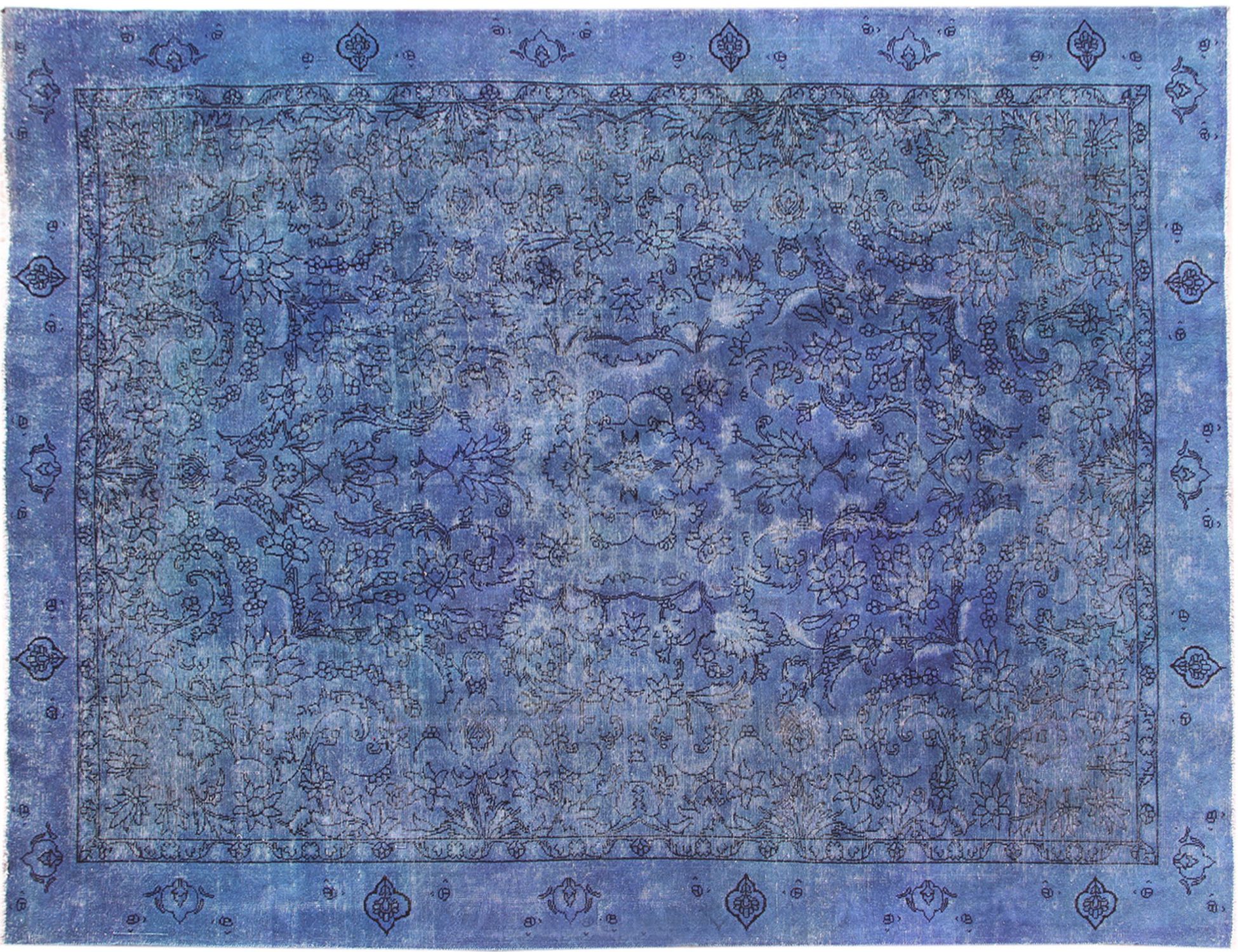 Alfombra persa vintage  azul <br/>375 x 280 cm