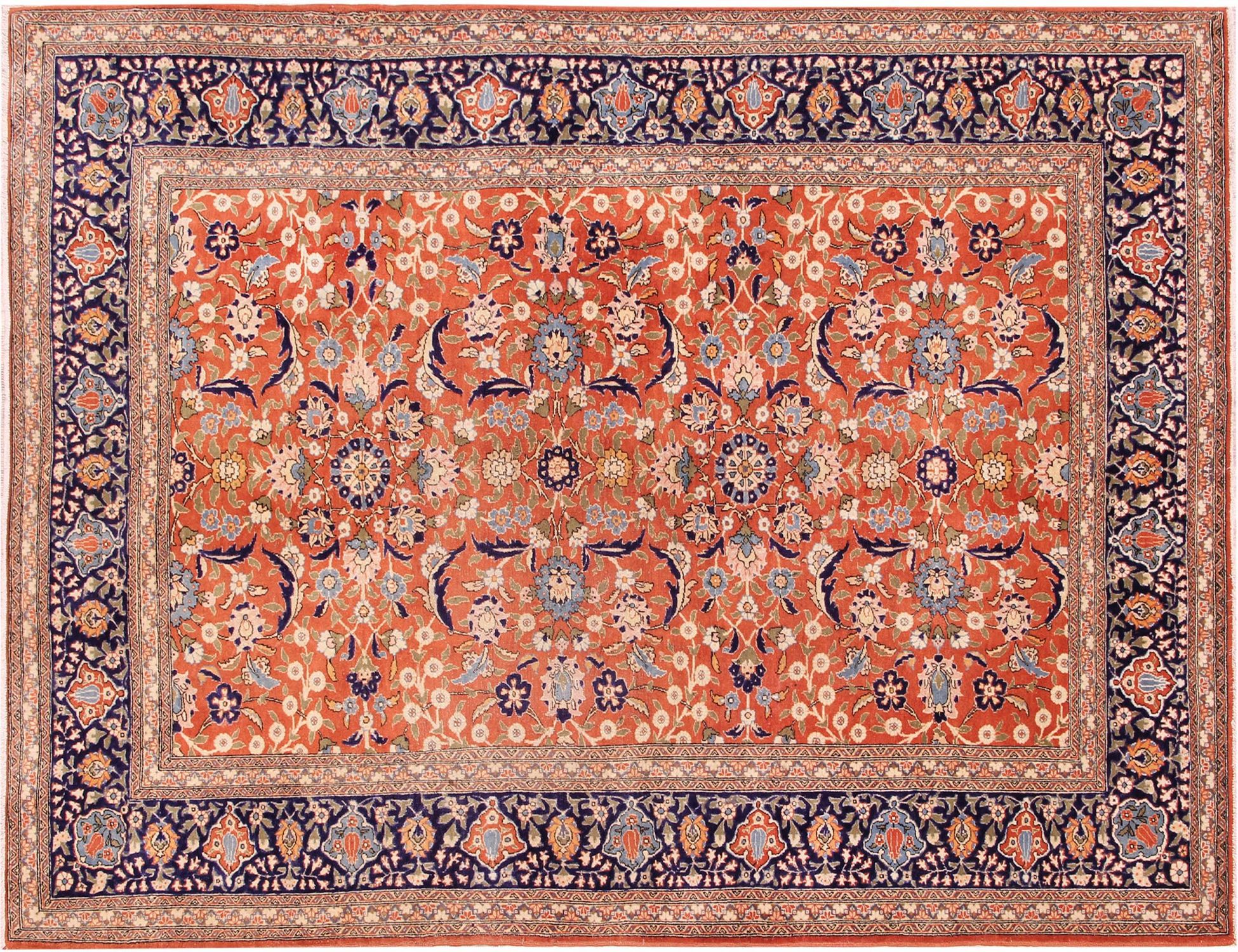 Isfahan Tappeto  arancione <br/>240 x 164 cm