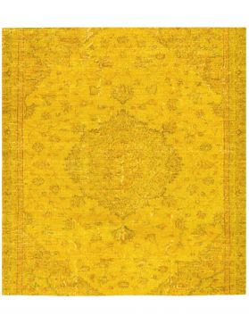 Tappeto Vintage  giallo <br/>176 x 176 cm