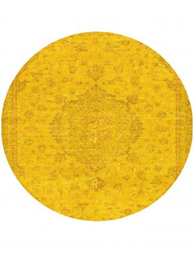 Tappeto Vintage  giallo <br/>176 x 176 cm