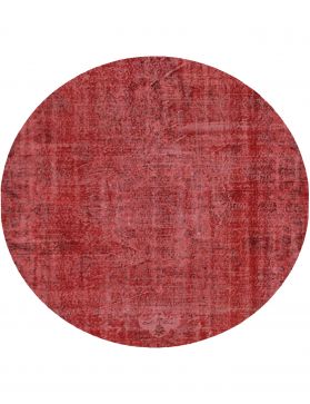 Rund Vintage Teppich  rot <br/>183 x 183 cm