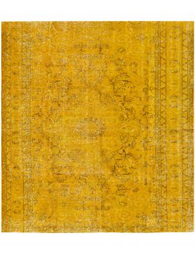 Quadrat Vintage Teppich  orange <br/>178 x 178 cm