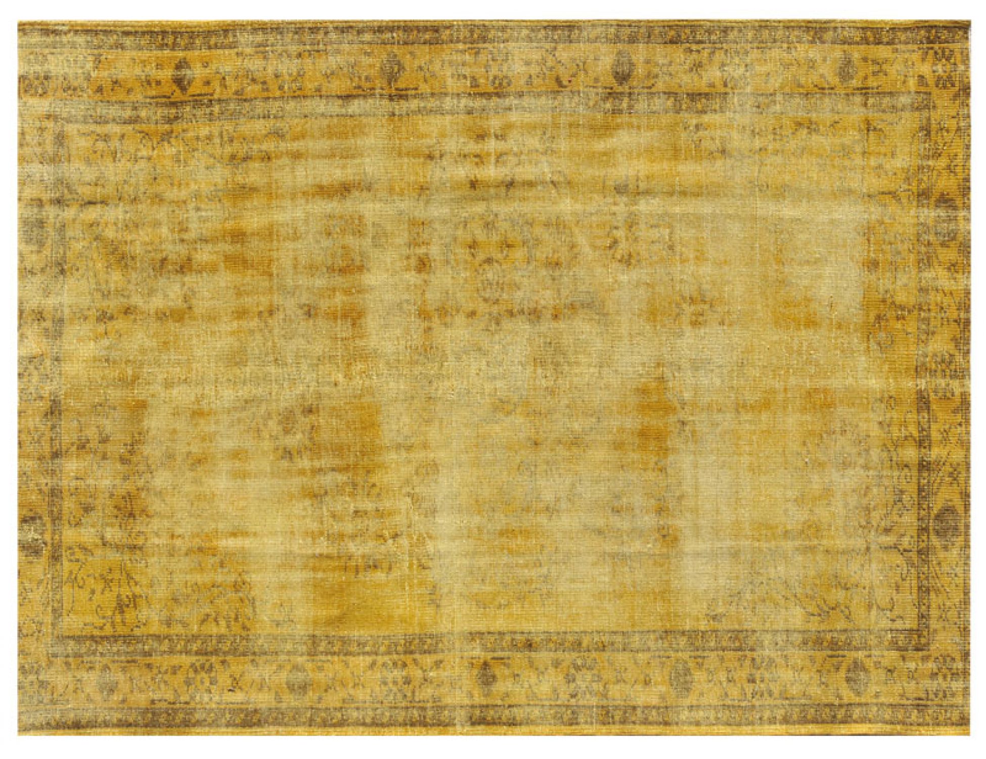 Tappeto Vintage  giallo <br/>273 x 187 cm