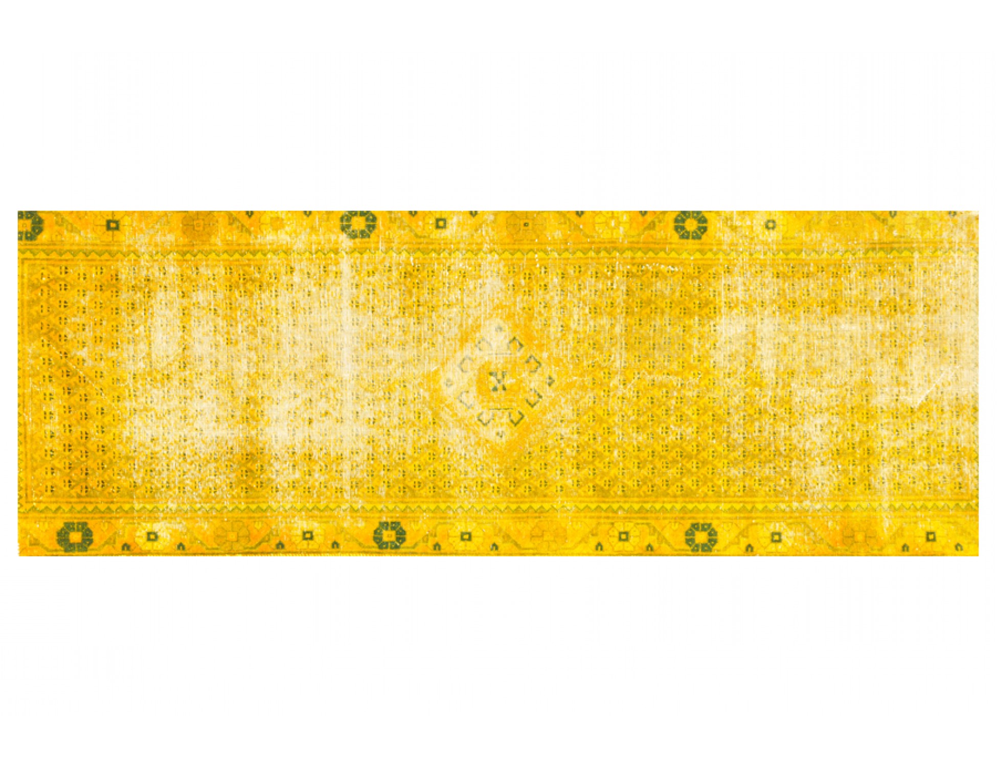 Tappeto Vintage  giallo <br/>263 x 89 cm