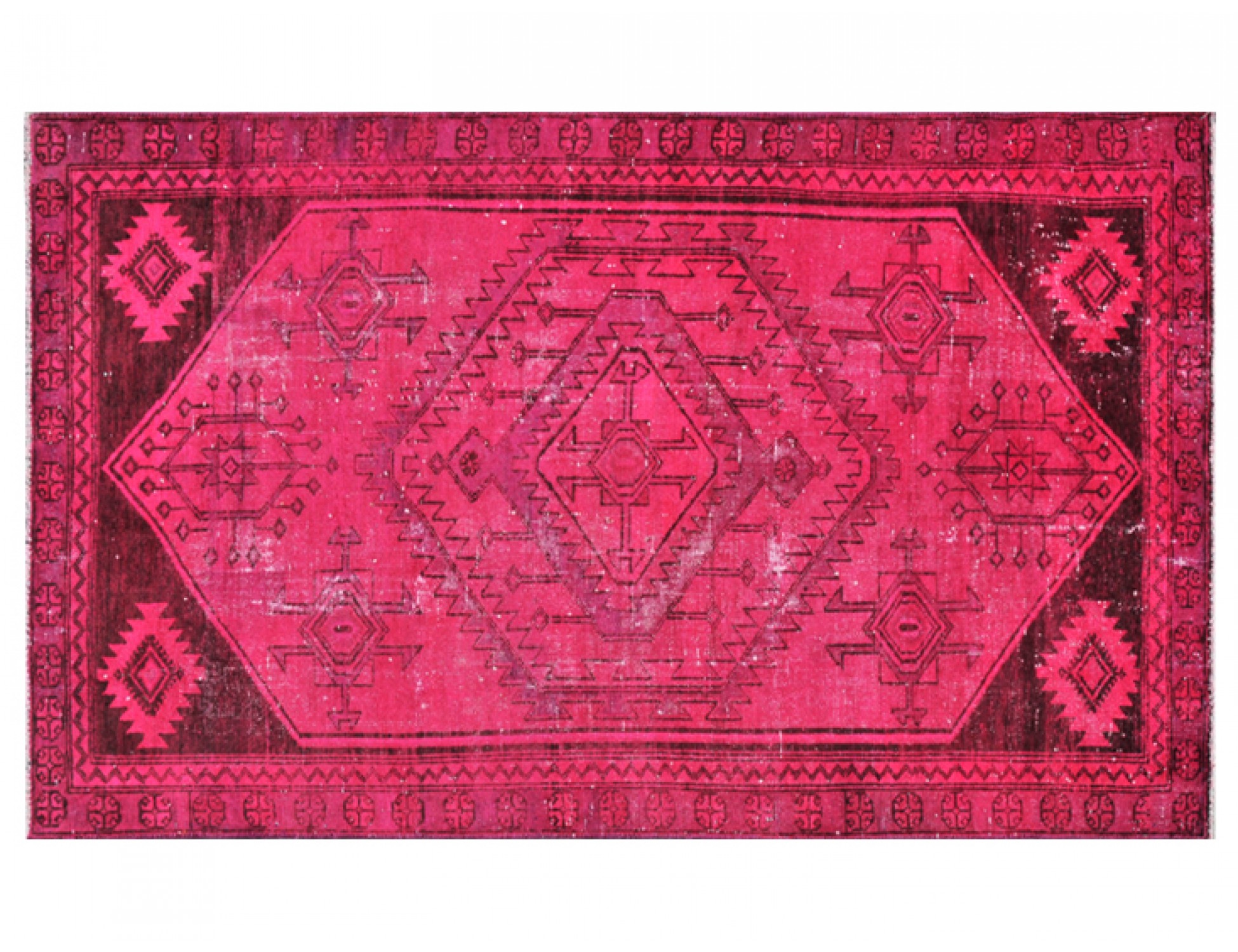 Alfombra vintage   púrpura <br/>215 x 122 cm