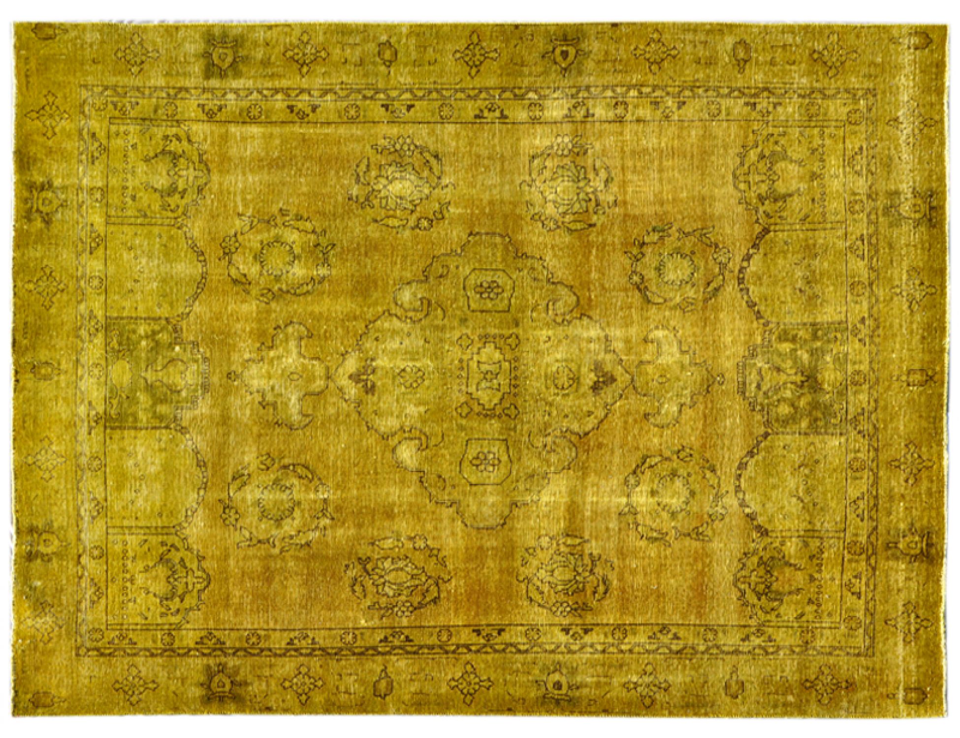 Tappeto Vintage  giallo <br/>308 x 232 cm