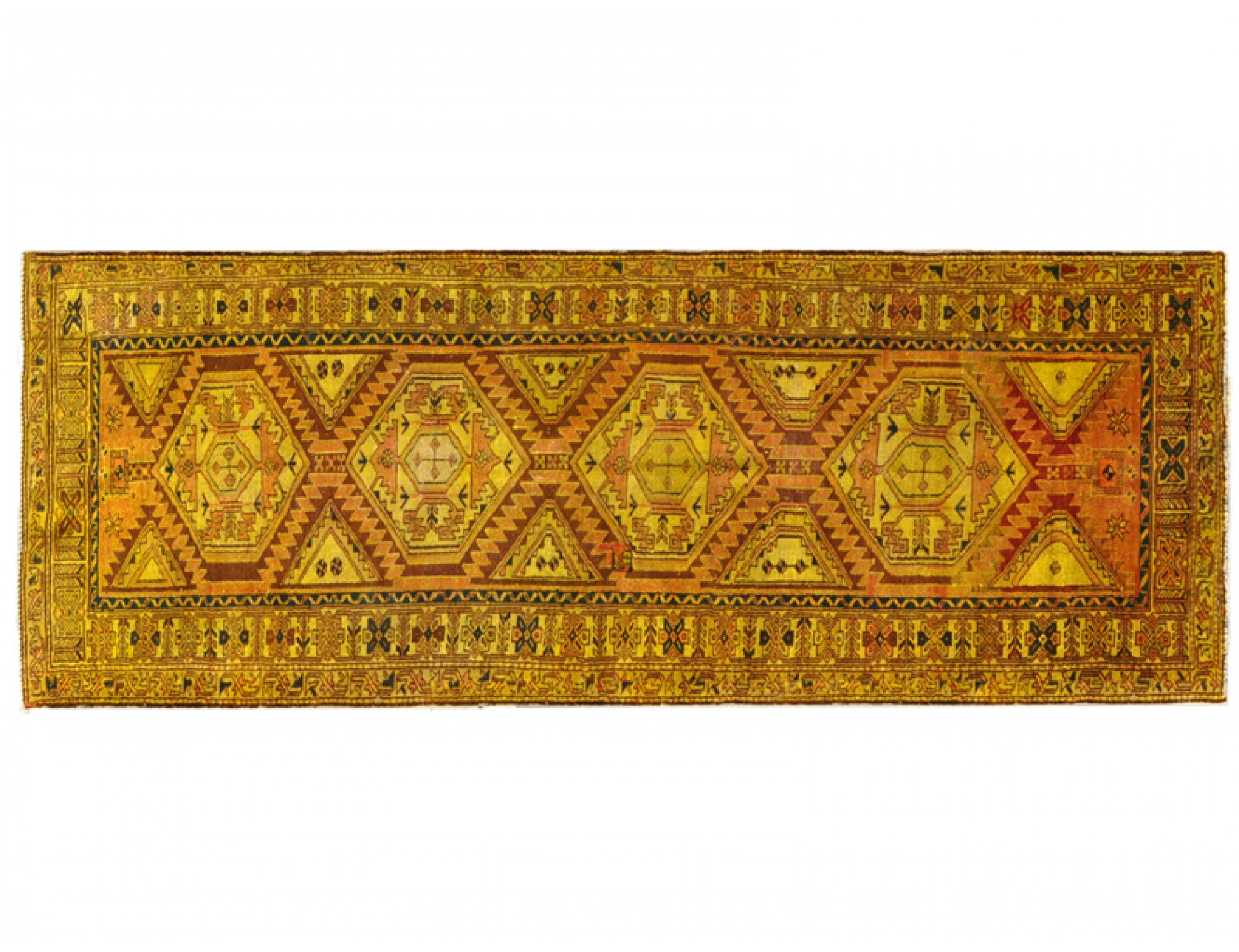 Vintage Carpet  yellow  <br/>330 x 104 cm