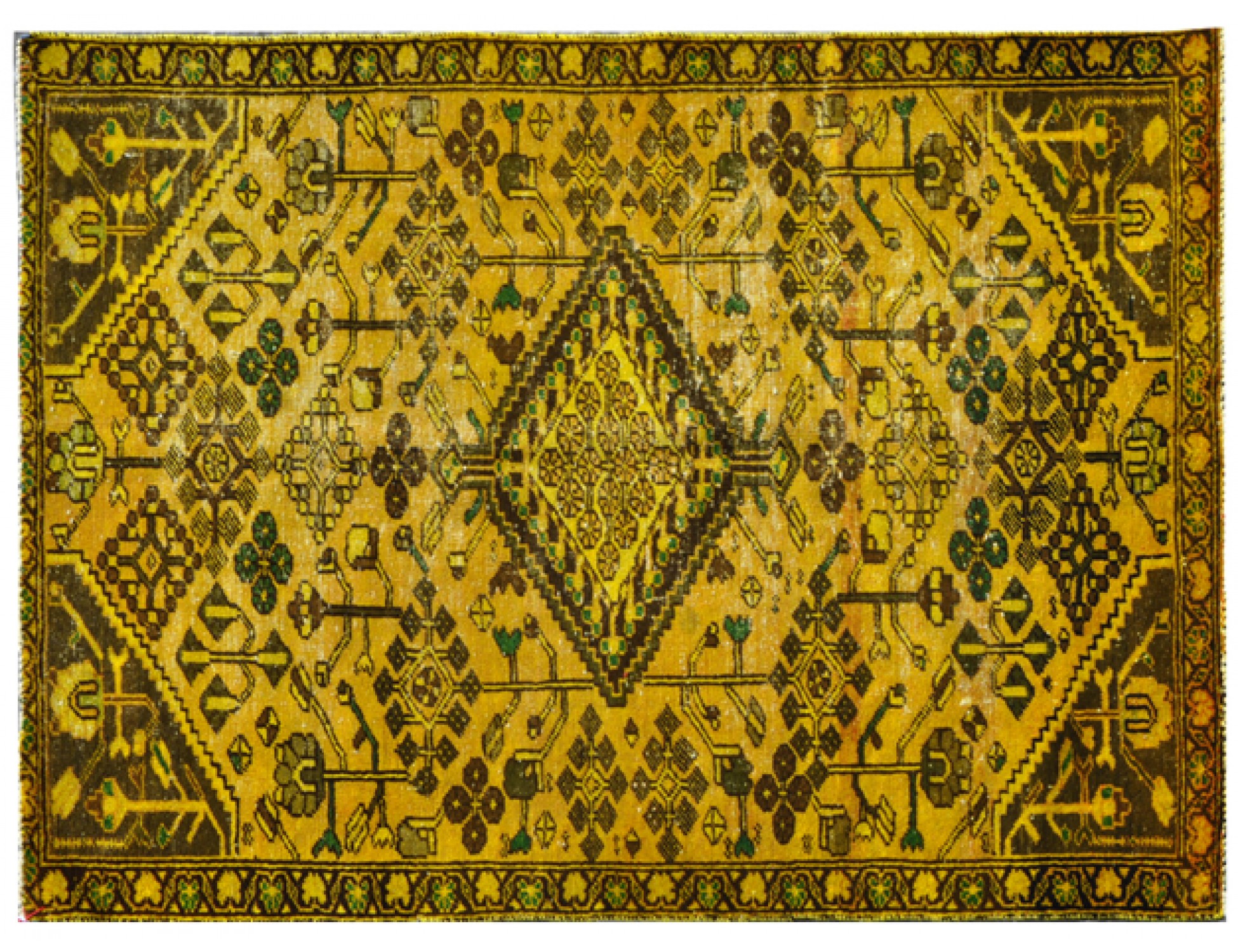 Vintage Matta  gul <br/>189 x 131 cm