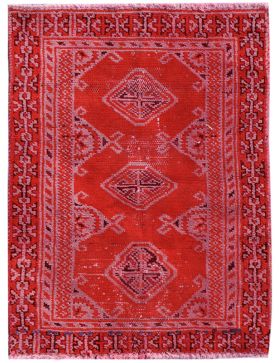 Vintage Teppich  rot <br/>75 x 54 cm