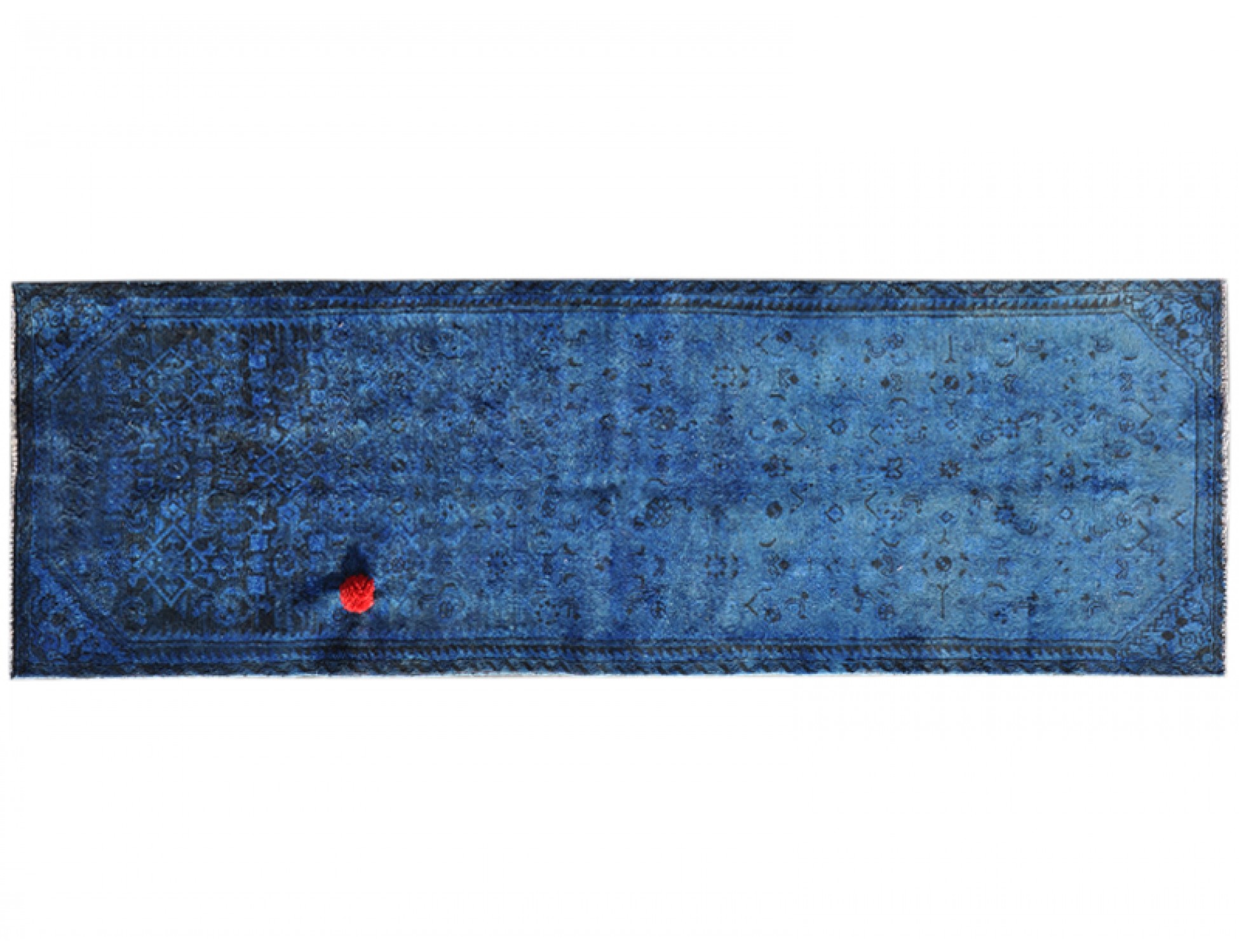  Vintage Tapis  bleu <br/>280 x 90 cm