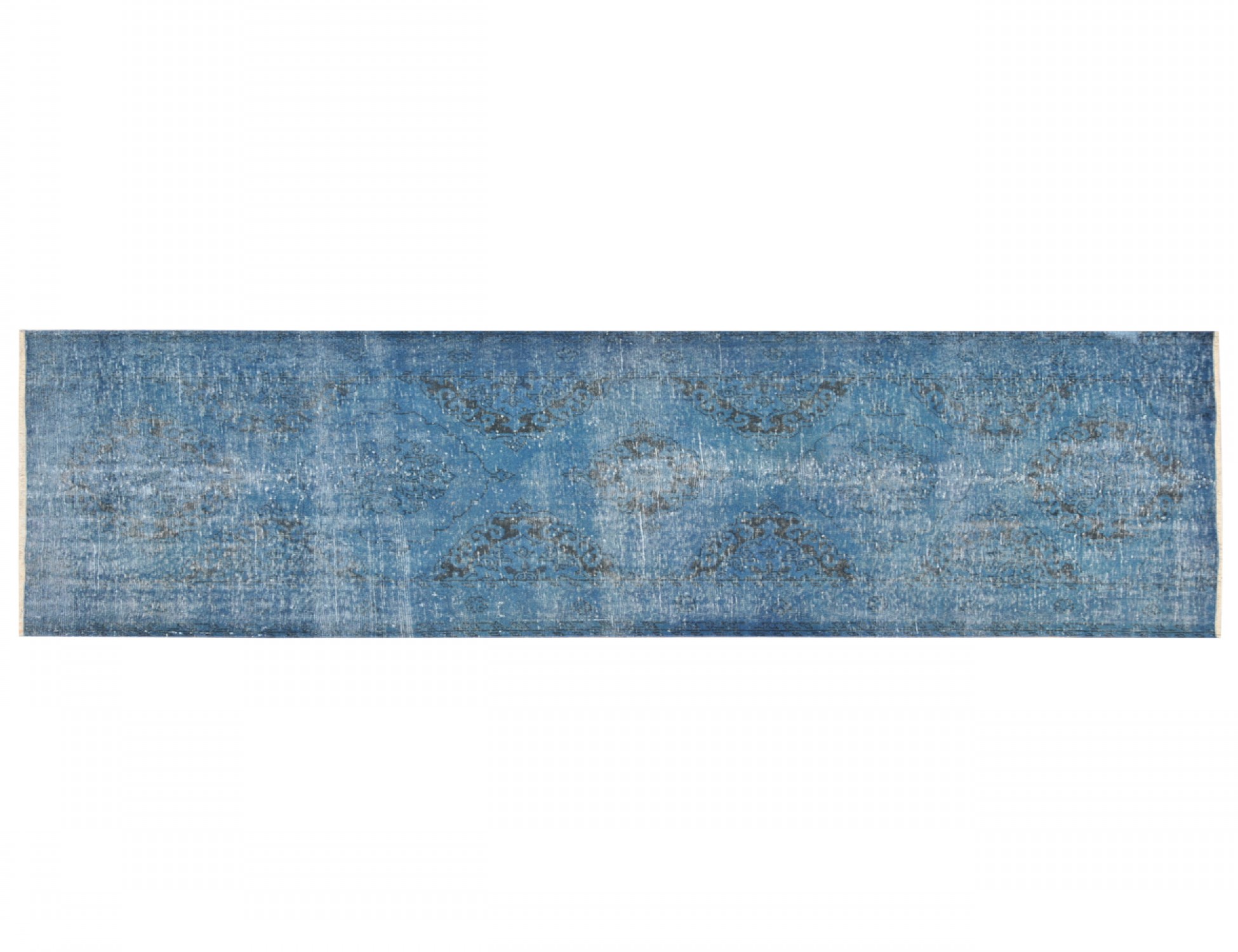 Tappeto Vintage  blu <br/>327 x 134 cm