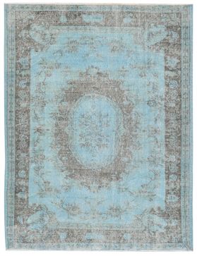 Vintage Teppich 281 X 175 blau