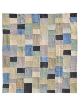 Kilim Patchwork   blu <br/>218 x 201 cm