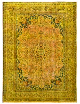  Vintage Tapis 381 X 286 jaune